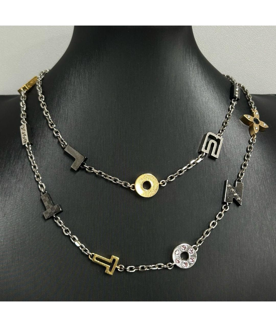 LOUIS VUITTON Золотое колье, фото 7