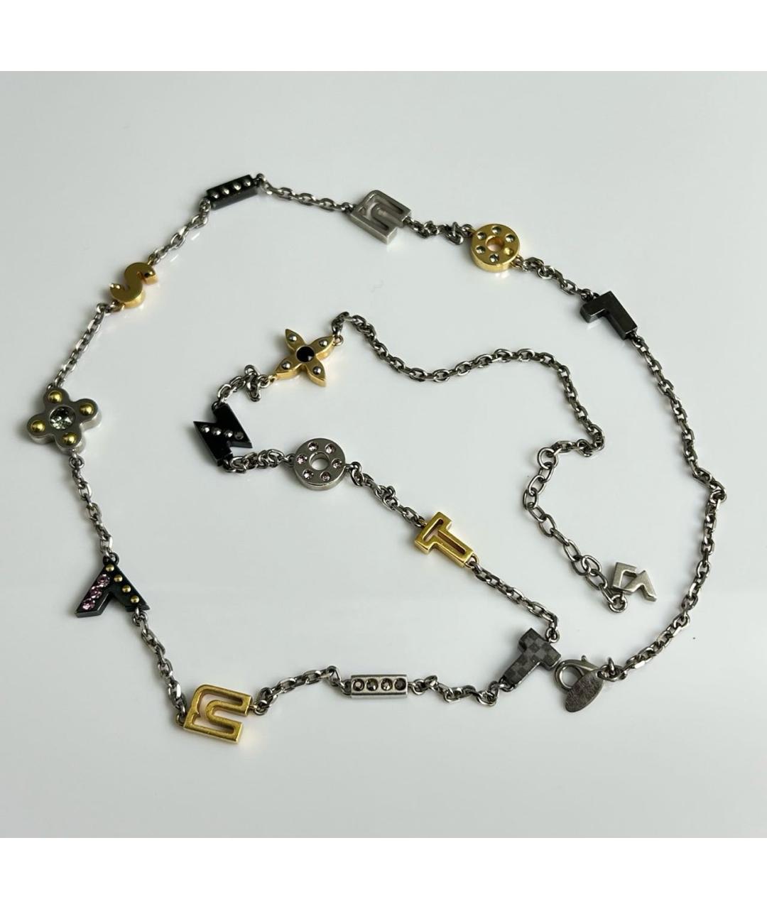 LOUIS VUITTON Золотое колье, фото 6