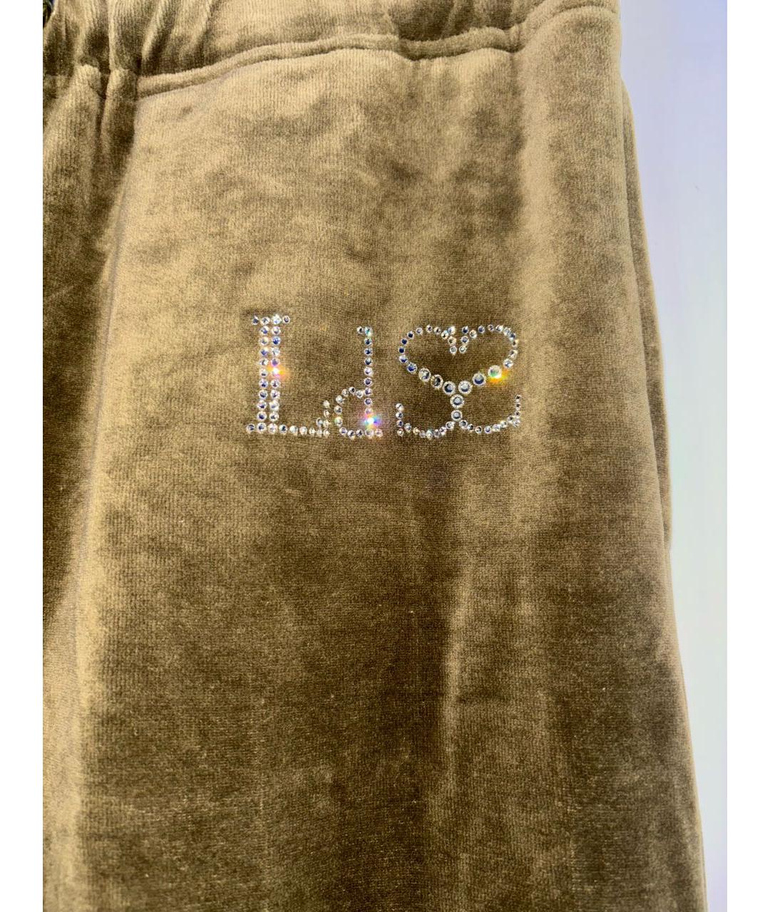 LUDOVIC DE SAINT SERNIN Хаки брюки широкие, фото 4