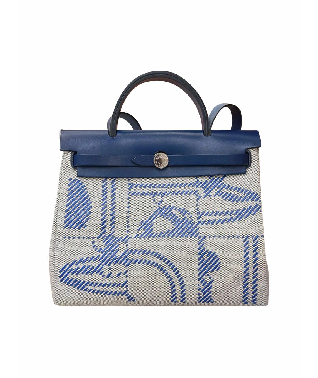 HERMES Синяя деним сумка через плечо, фото 1