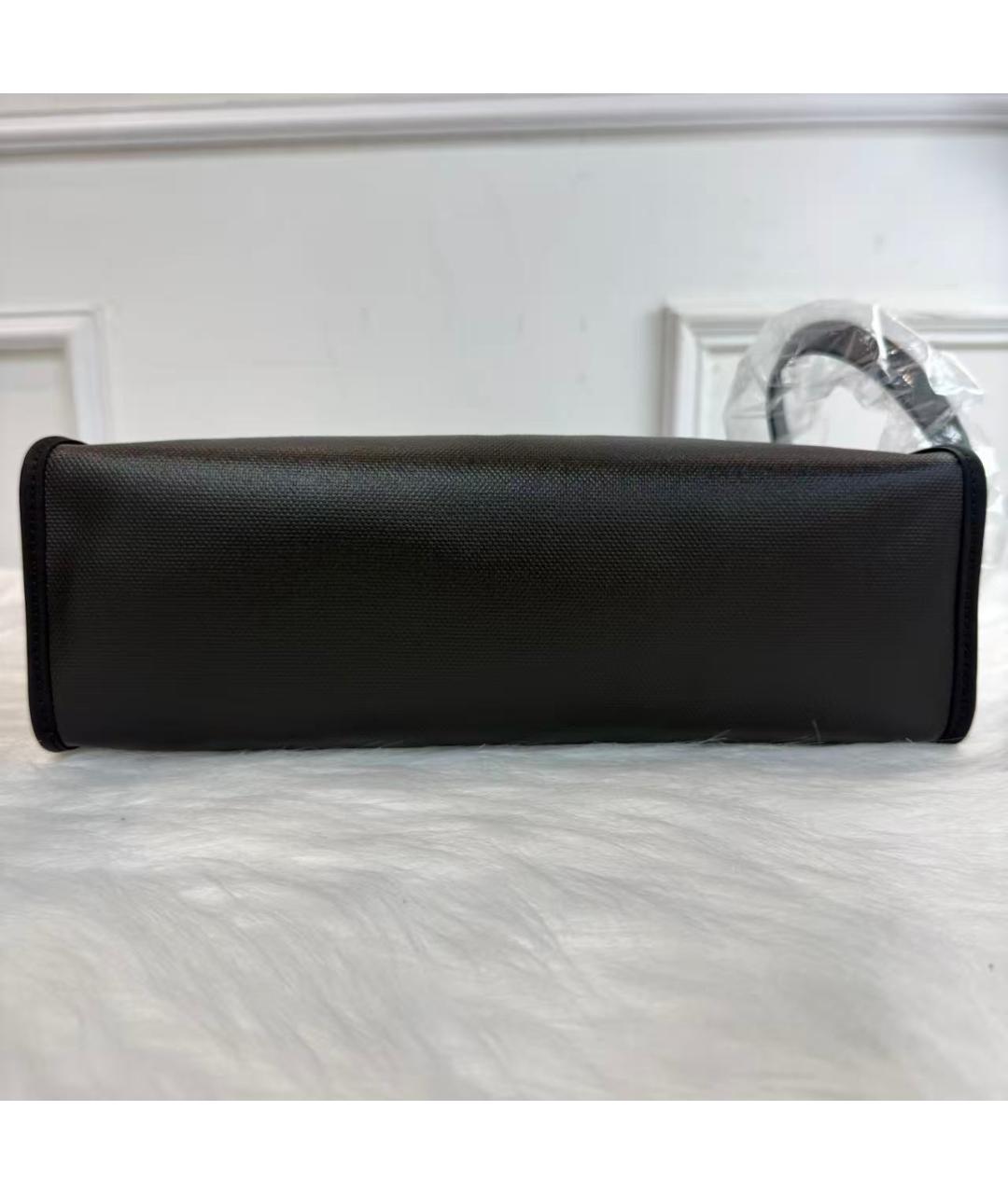 HERMES Черная деним сумка через плечо, фото 3