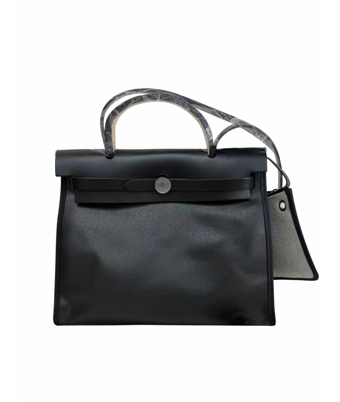 HERMES Черная деним сумка через плечо, фото 1