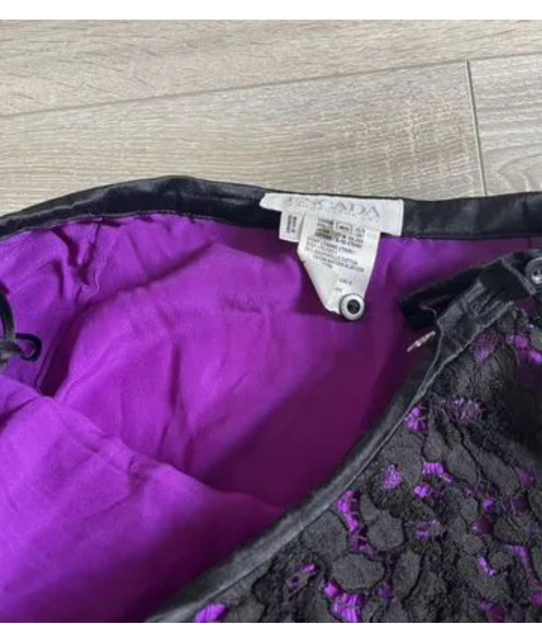 ESCADA Фиолетовая хлопковая юбка миди, фото 5