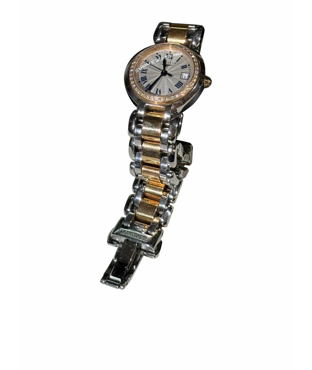 LONGINES Белые металлические часы, фото 1