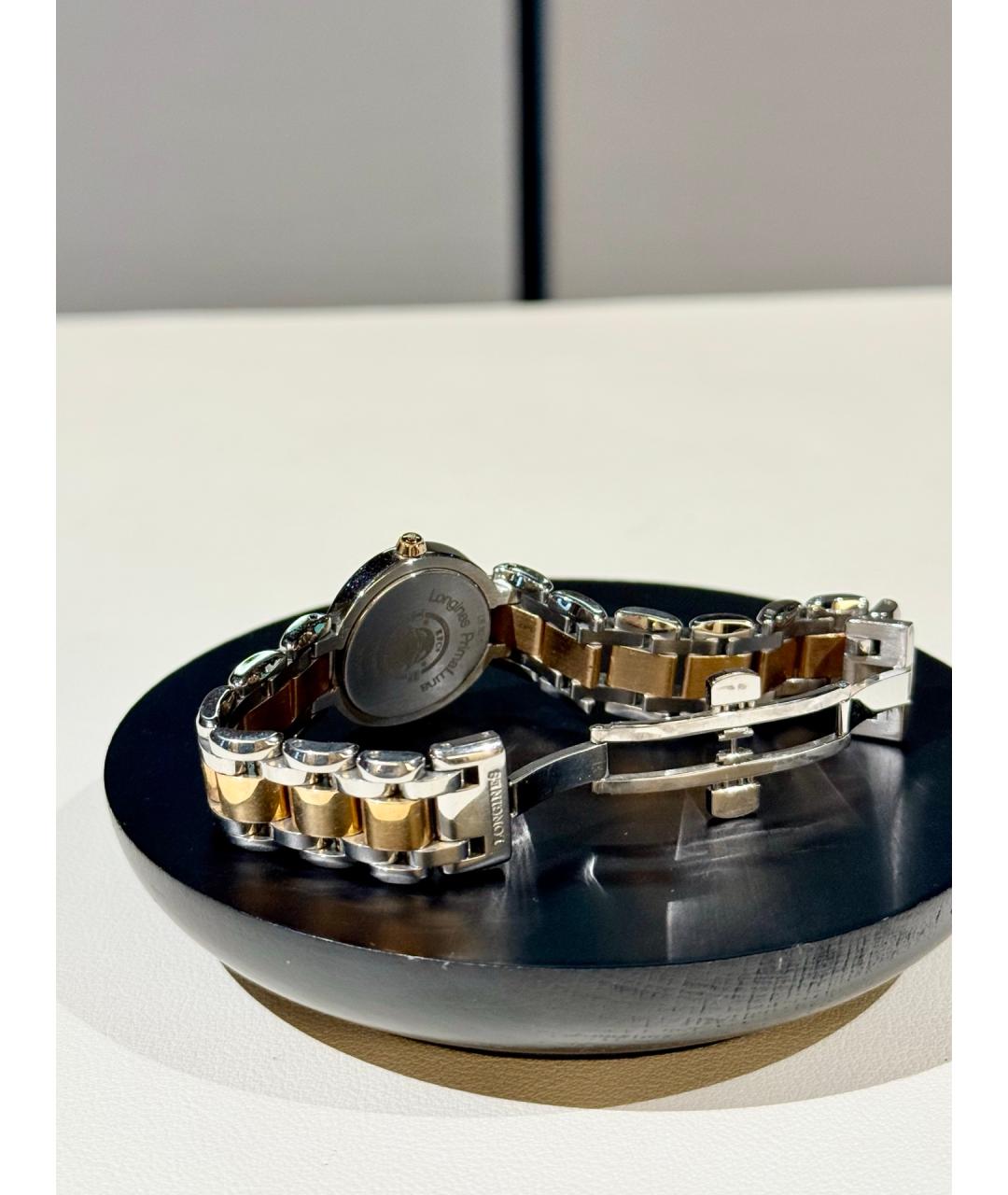 LONGINES Белые металлические часы, фото 3