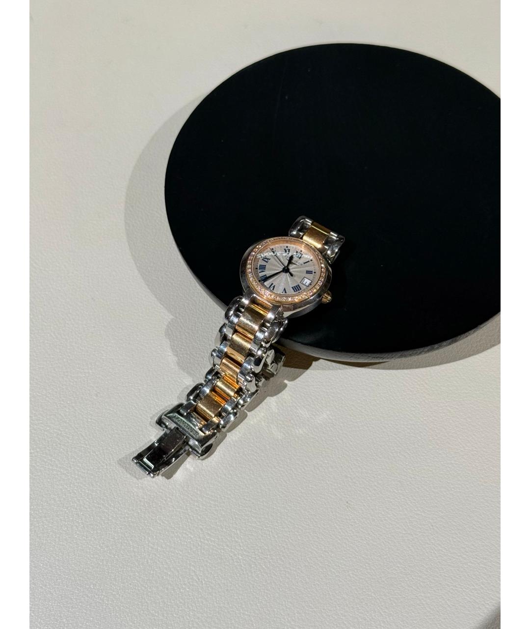 LONGINES Белые металлические часы, фото 4