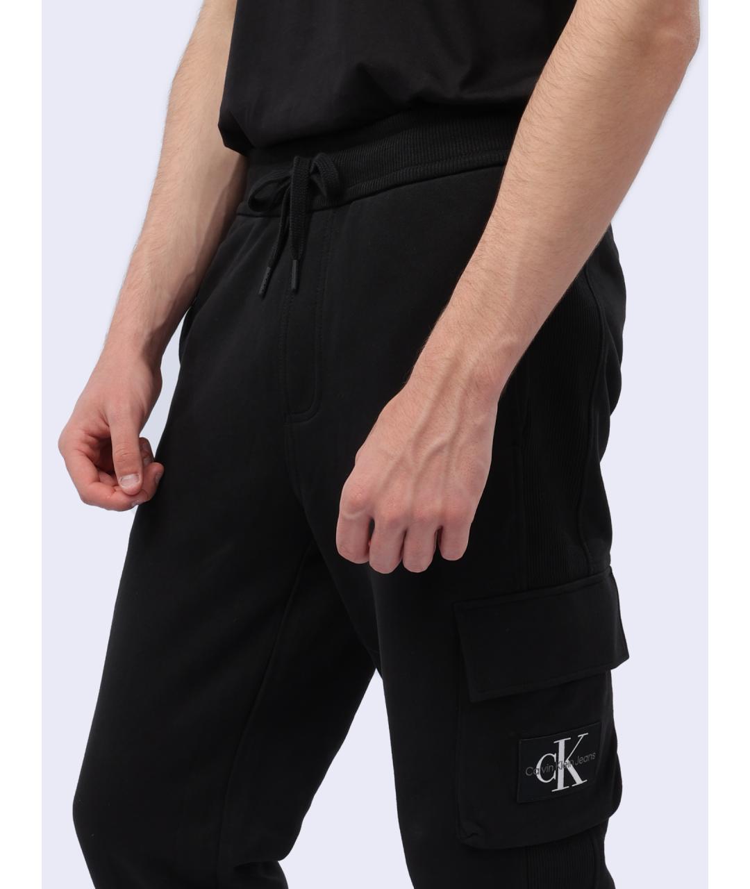 CALVIN KLEIN Черные повседневные брюки, фото 4