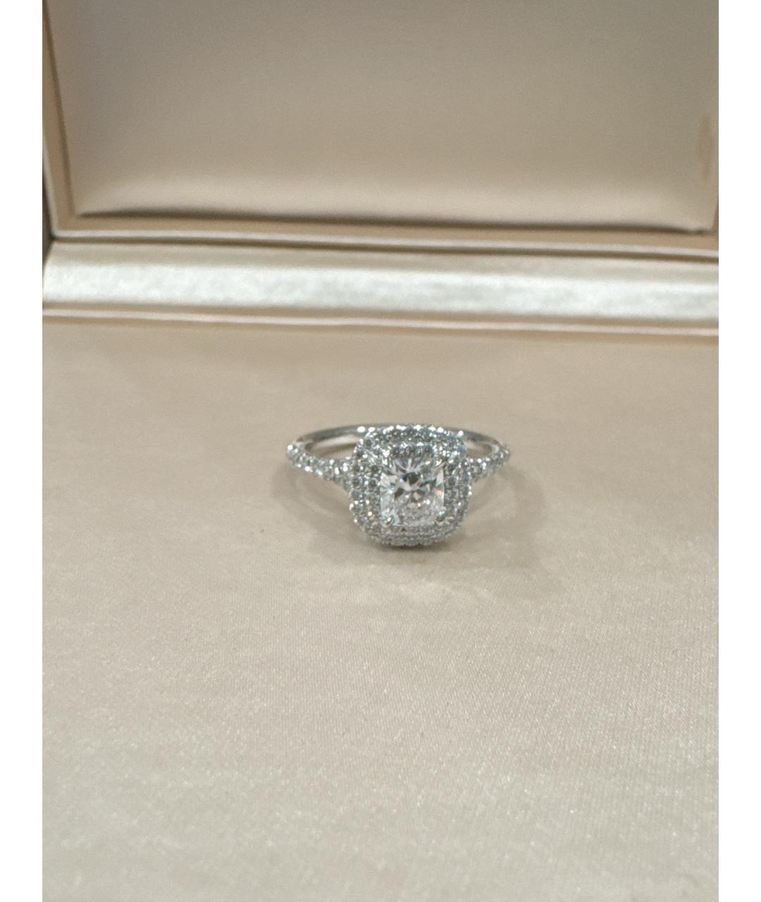 TIFFANY&CO Серебряное платиновое кольцо, фото 6