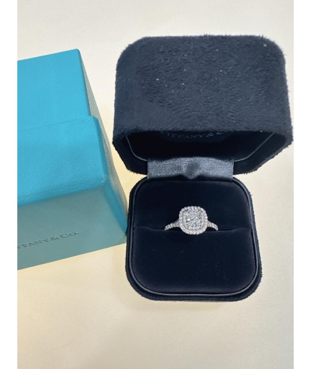 TIFFANY&CO Серебряное платиновое кольцо, фото 2