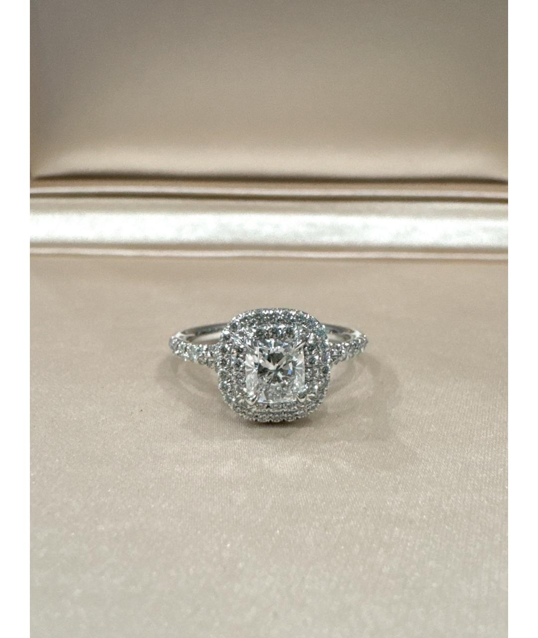 TIFFANY&CO Серебряное платиновое кольцо, фото 5