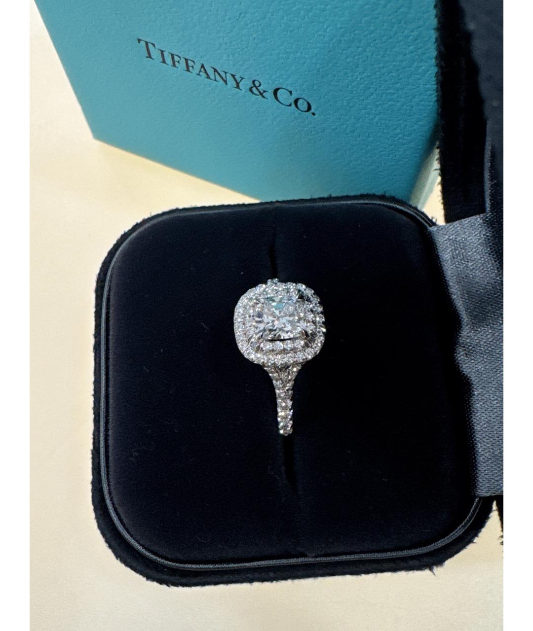 TIFFANY&CO Серебряное платиновое кольцо, фото 4