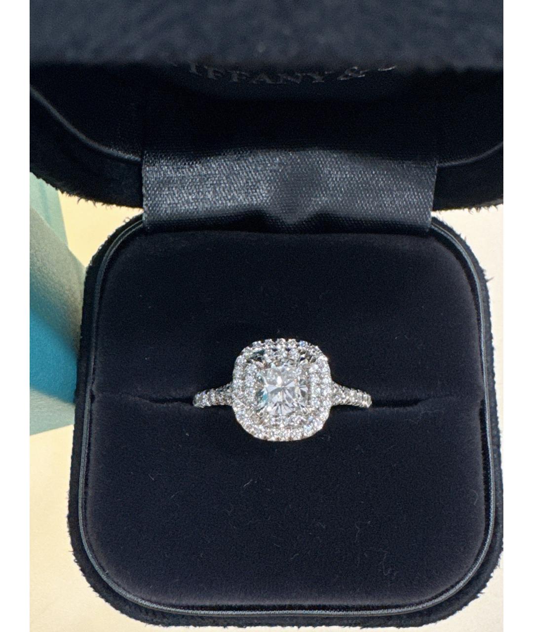 TIFFANY&CO Серебряное платиновое кольцо, фото 9