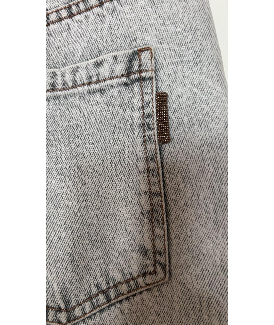 BRUNELLO CUCINELLI Хлопковые джинсы слим, фото 2