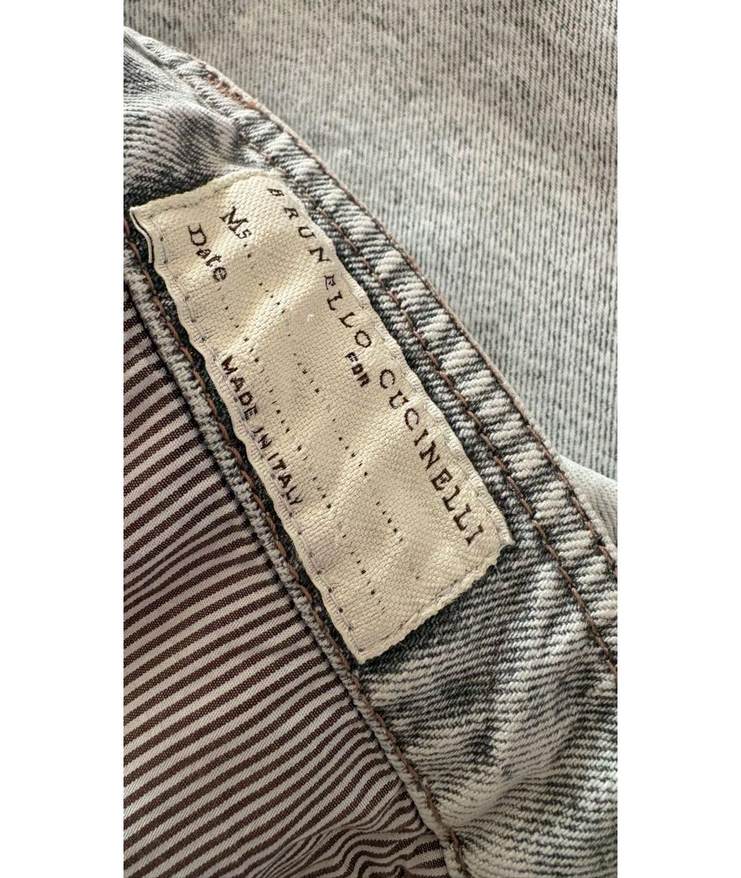 BRUNELLO CUCINELLI Хлопковые джинсы слим, фото 6