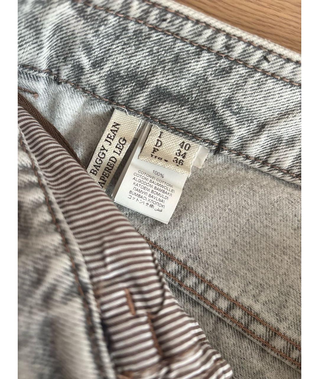 BRUNELLO CUCINELLI Хлопковые джинсы слим, фото 5