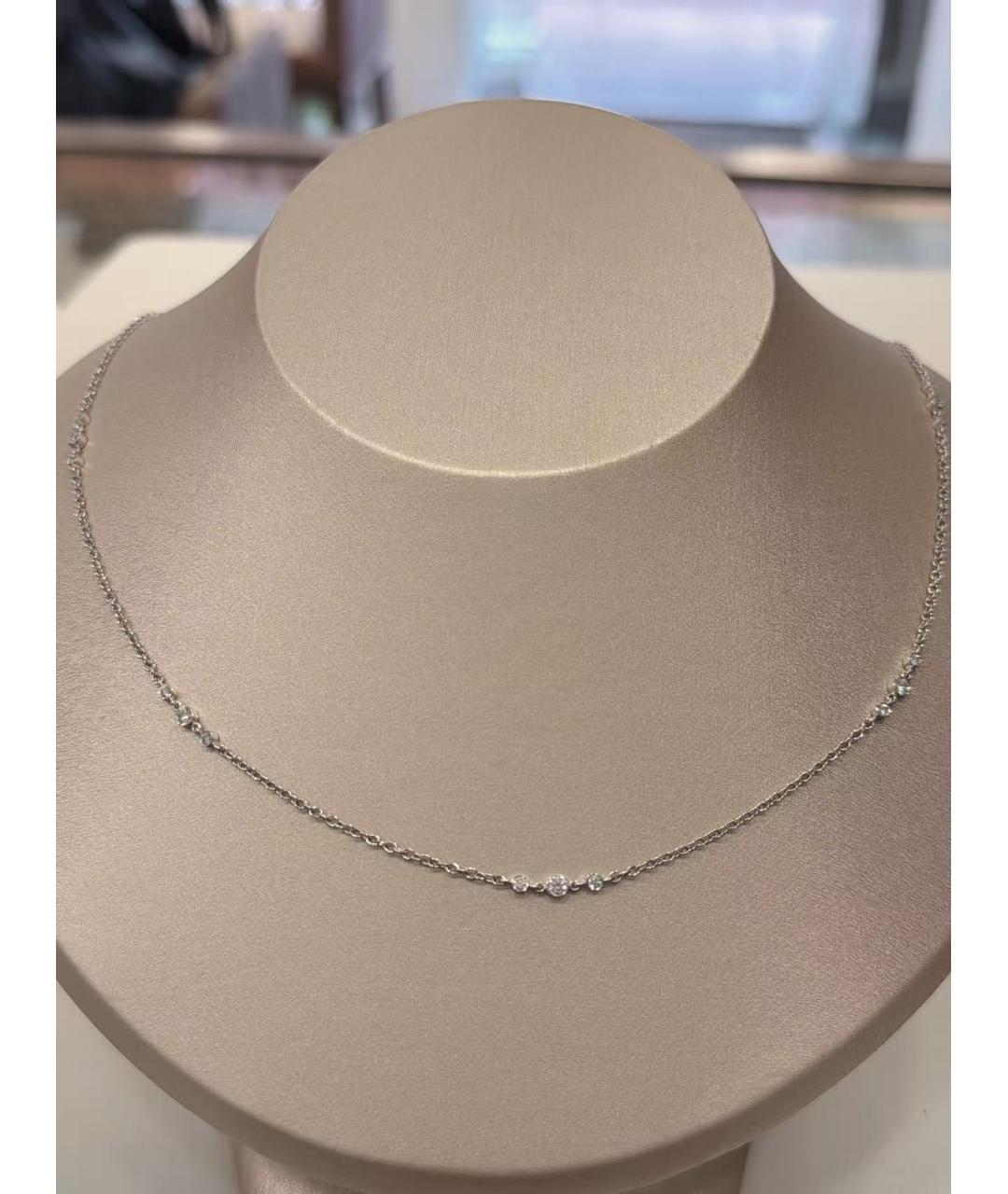 TIFFANY&CO Серебряное платиновое колье, фото 5