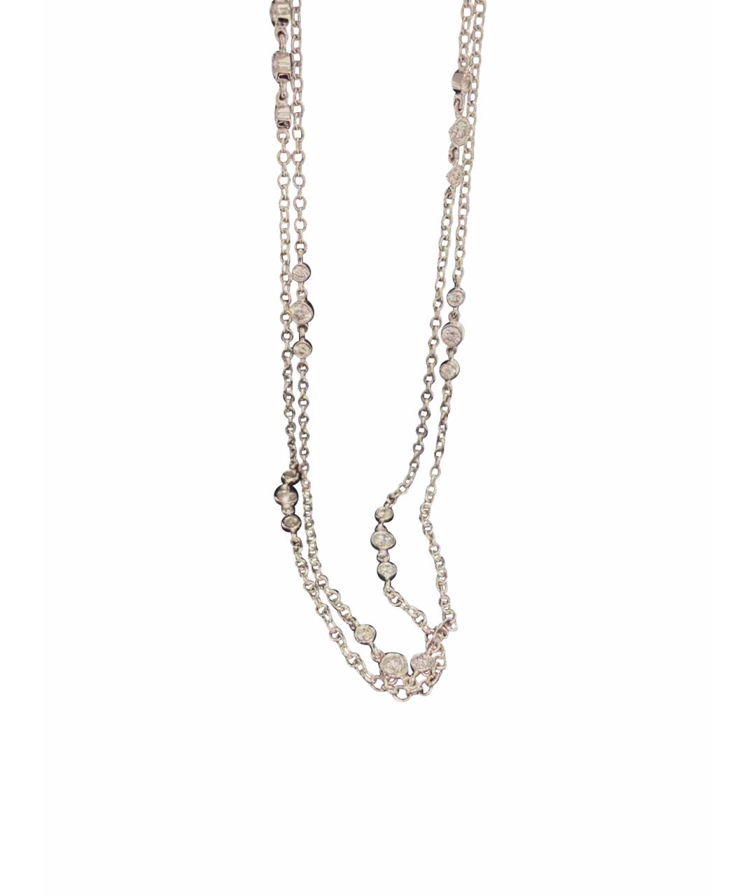 TIFFANY&CO Серебряное платиновое колье, фото 1