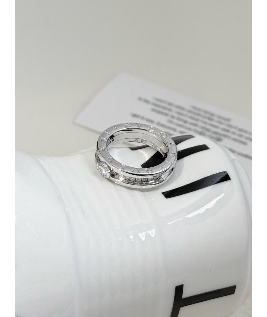 BVLGARI Серебряное кольцо из белого золота, фото 4
