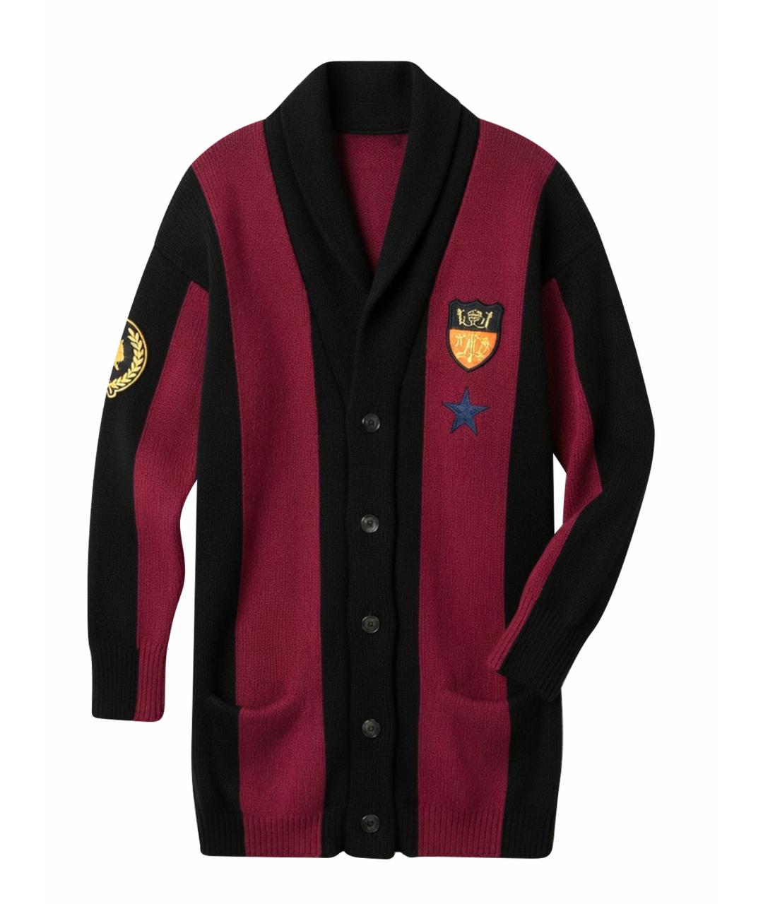 STELLA MCCARTNEY Бордовый шерстяной кардиган, фото 9