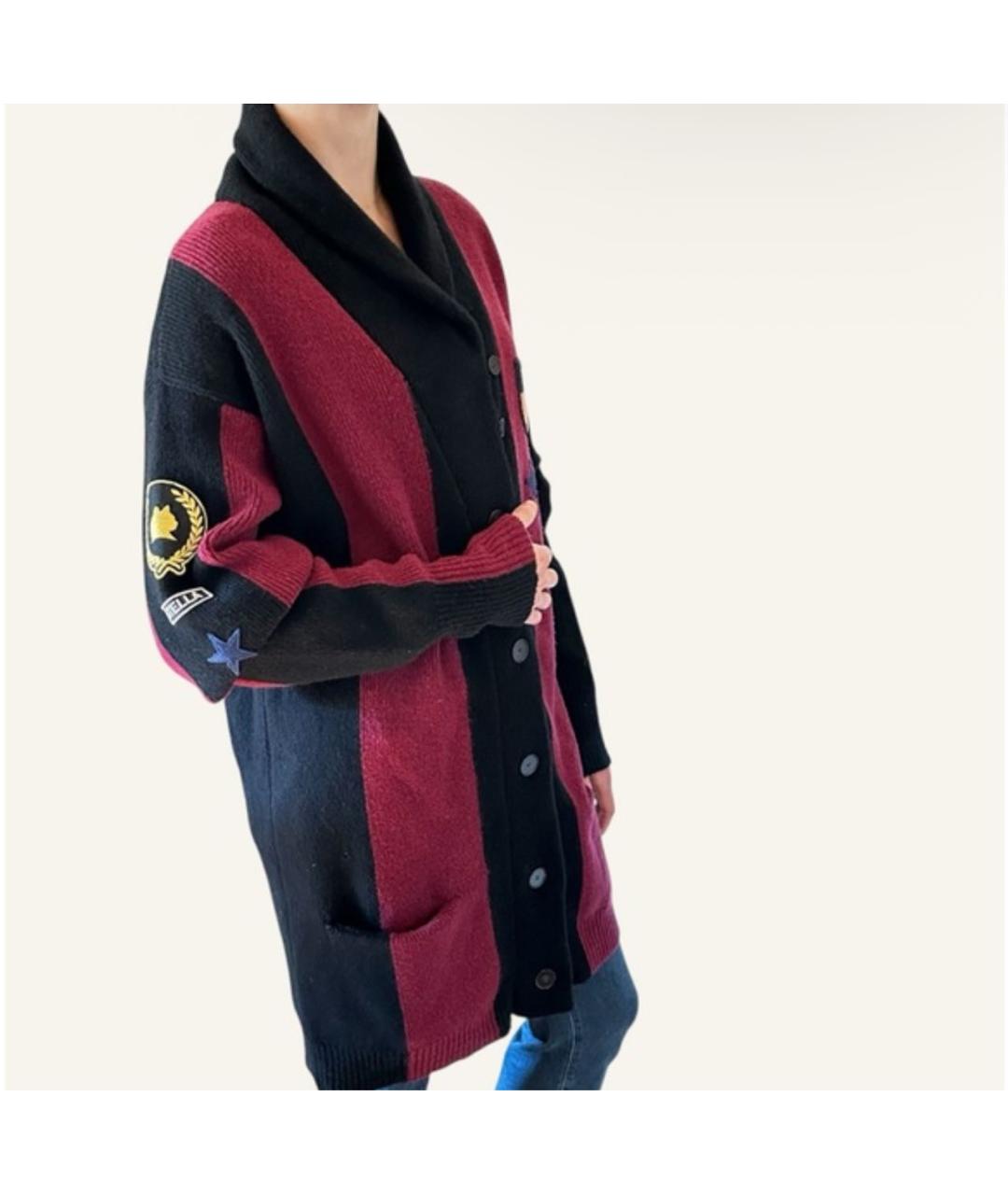 STELLA MCCARTNEY Бордовый шерстяной кардиган, фото 5