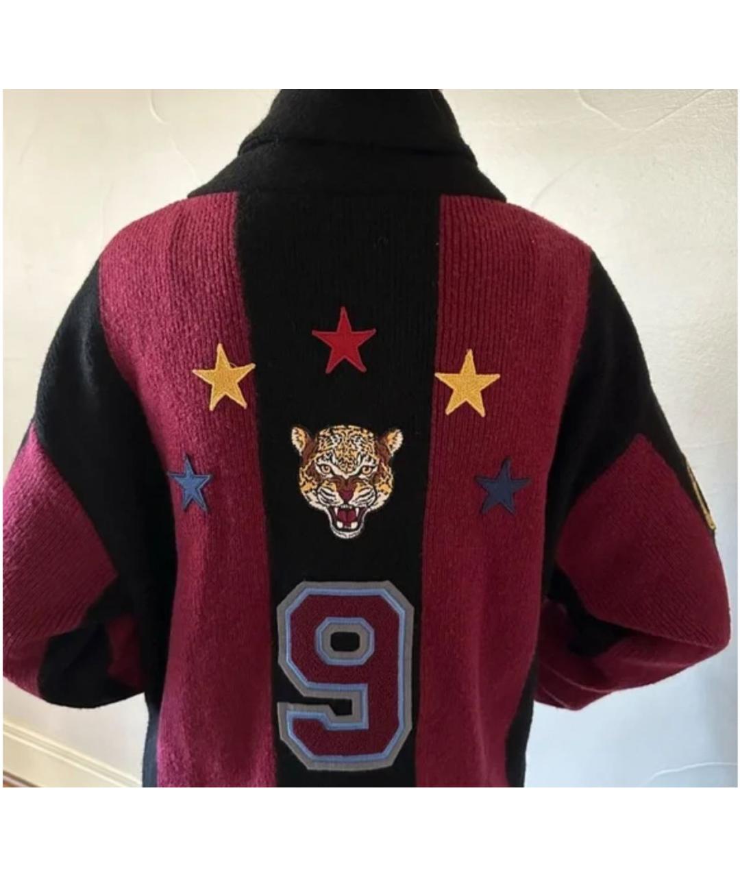 STELLA MCCARTNEY Бордовый шерстяной кардиган, фото 2