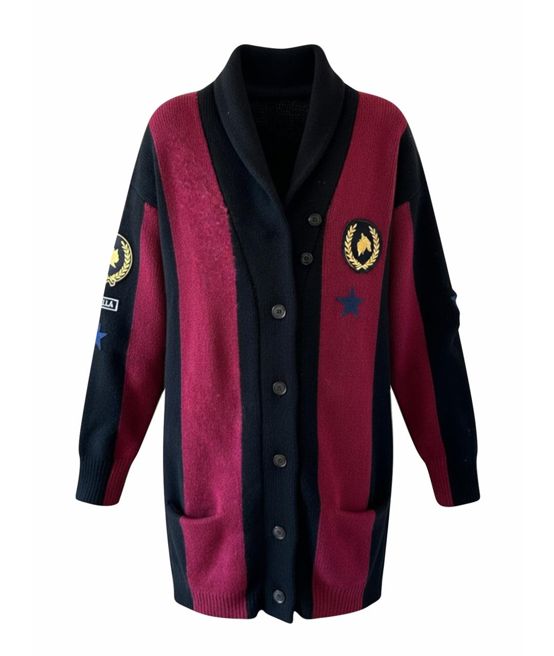 STELLA MCCARTNEY Бордовый шерстяной кардиган, фото 1