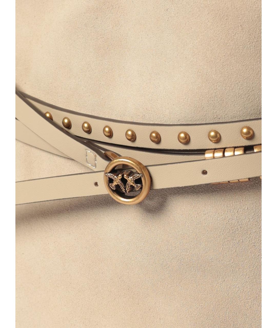 PINKO Бежевая сумка через плечо, фото 3