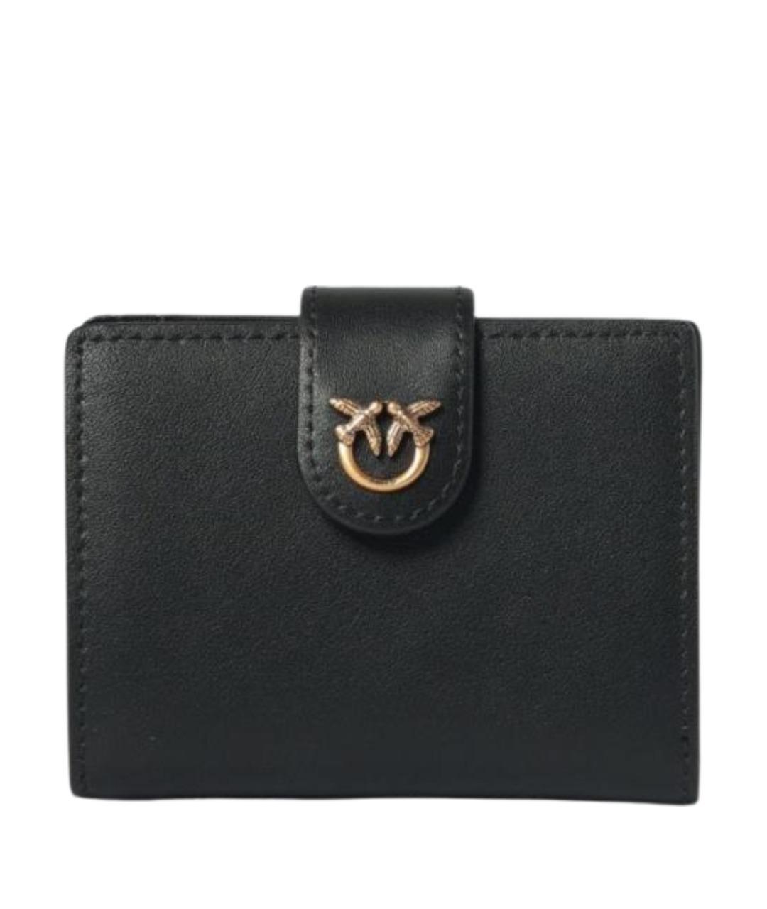 PINKO Черный кожаный кошелек, фото 1