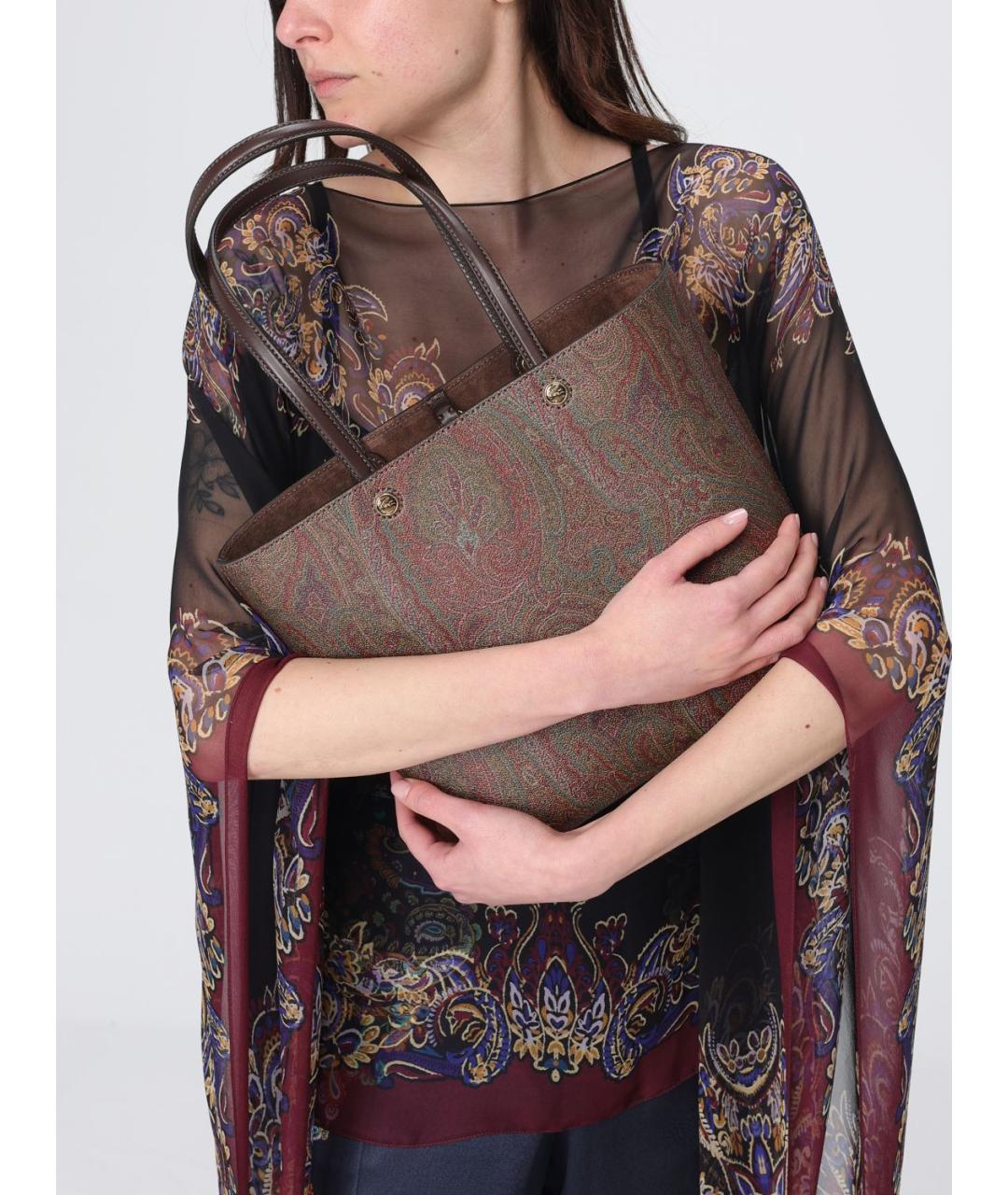 ETRO Коричневая сумка через плечо, фото 2
