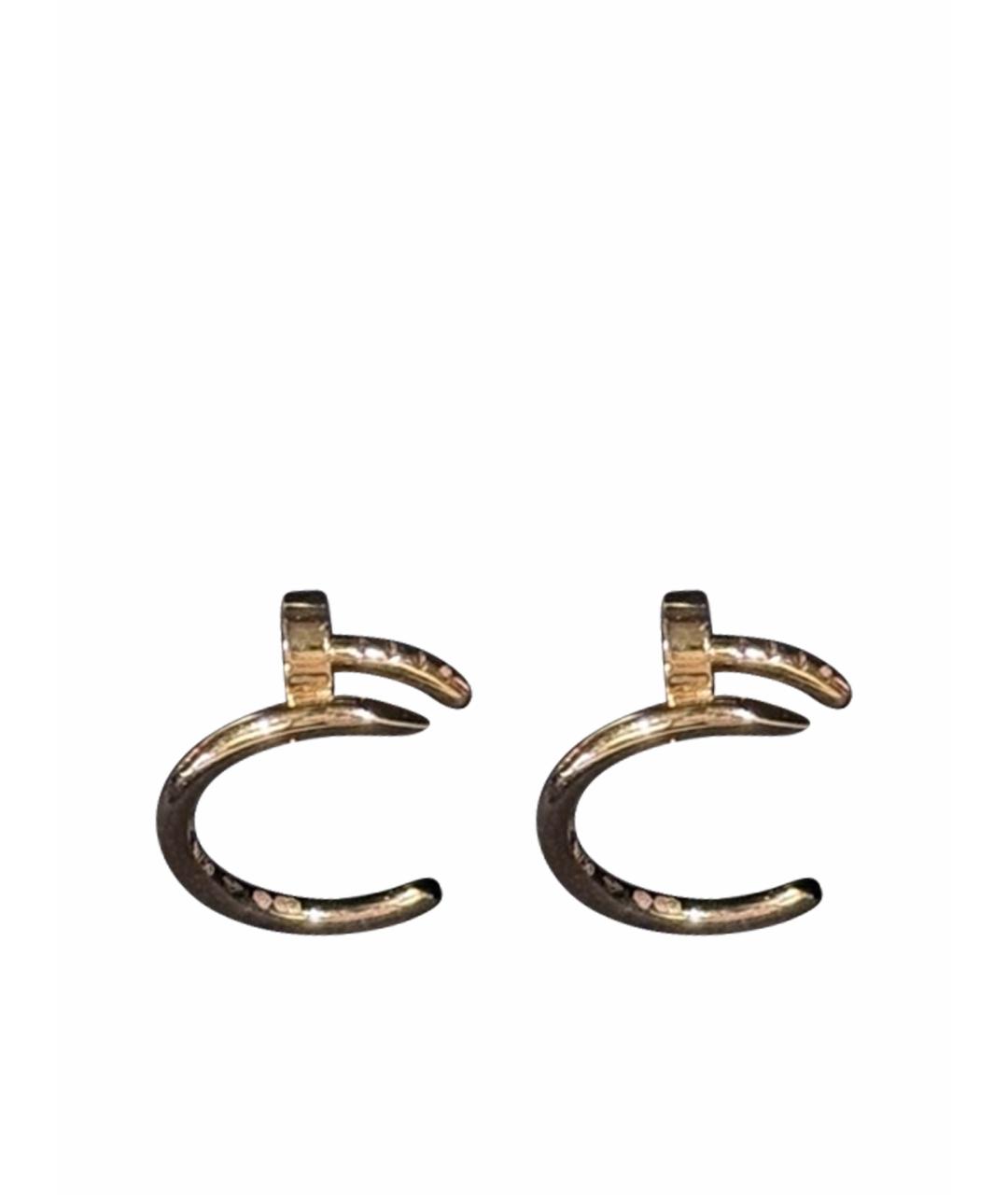 CARTIER Золотые серьги из желтого золота, фото 1