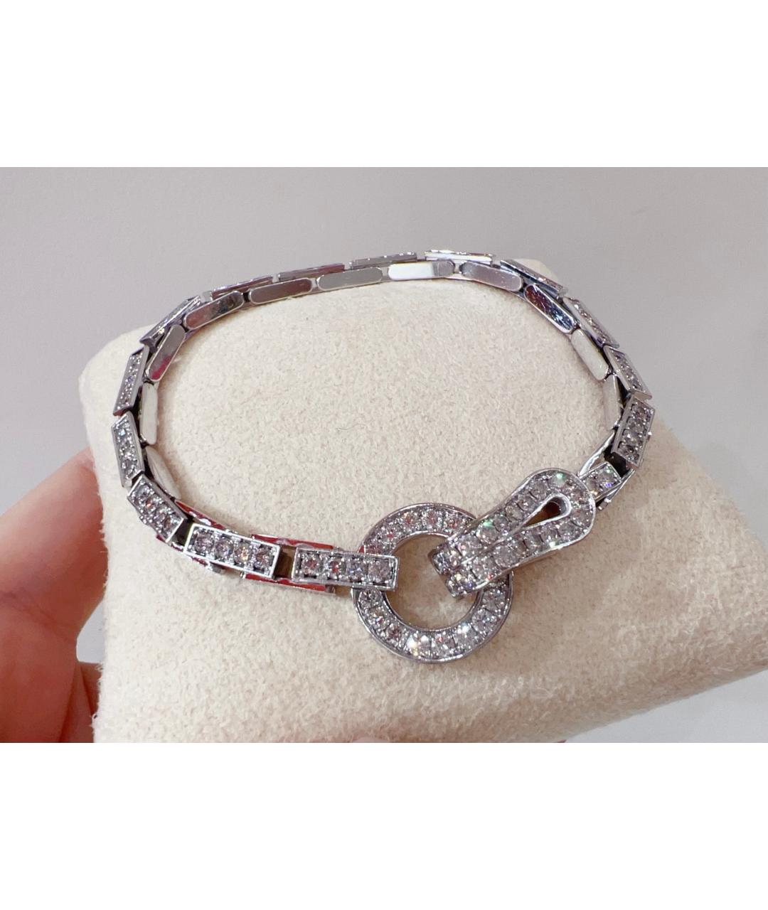 CARTIER Серебрянный браслет из белого золота, фото 3