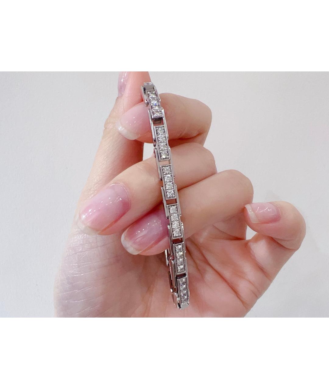 CARTIER Серебрянный браслет из белого золота, фото 6