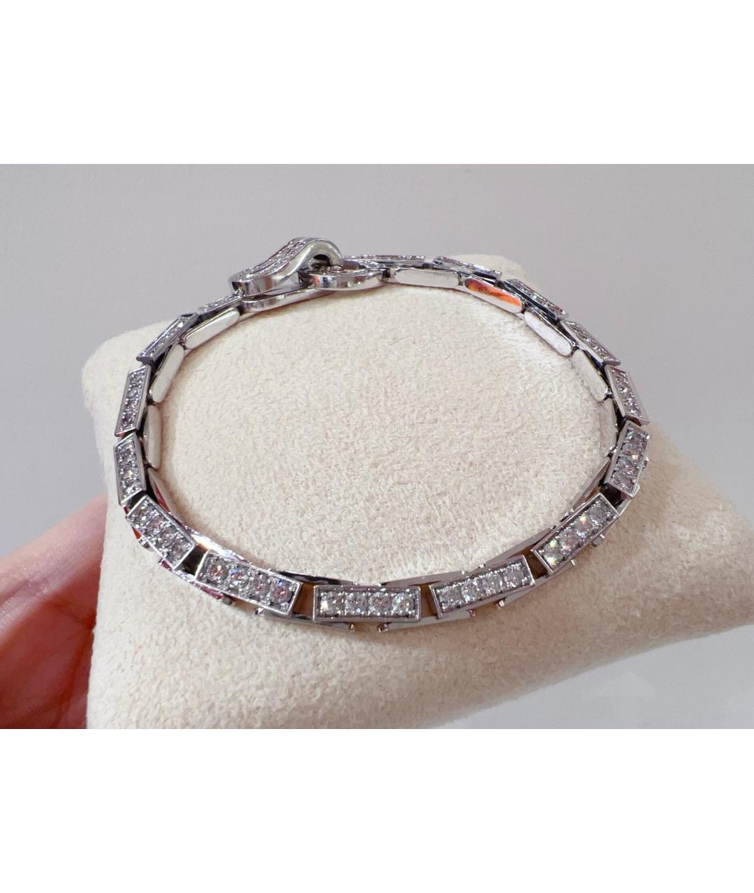 CARTIER Серебрянный браслет из белого золота, фото 4