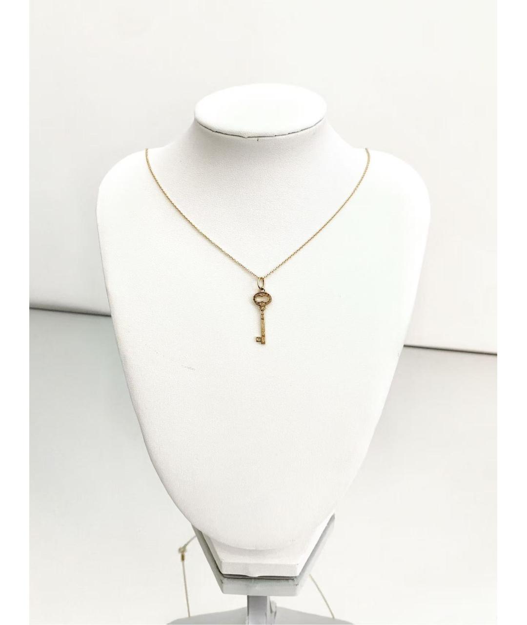 TIFFANY&CO Золотая подвеска из розового золота, фото 2