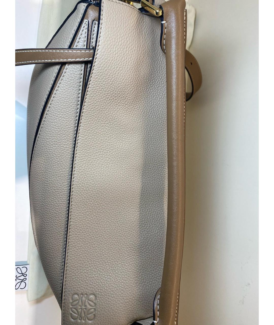 LOEWE Хаки кожаная сумка через плечо, фото 8