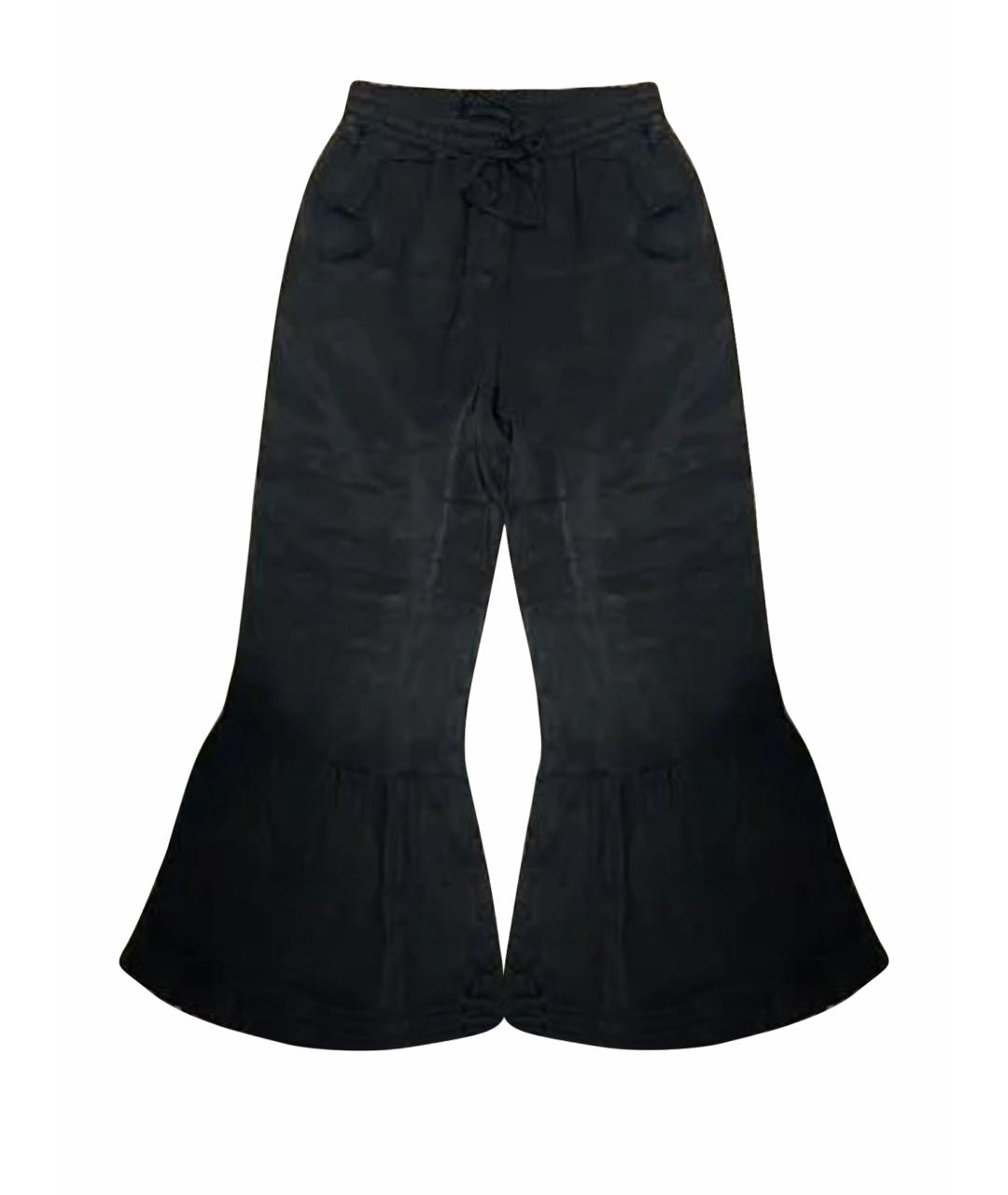TWIN-SET Черные брюки широкие, фото 1