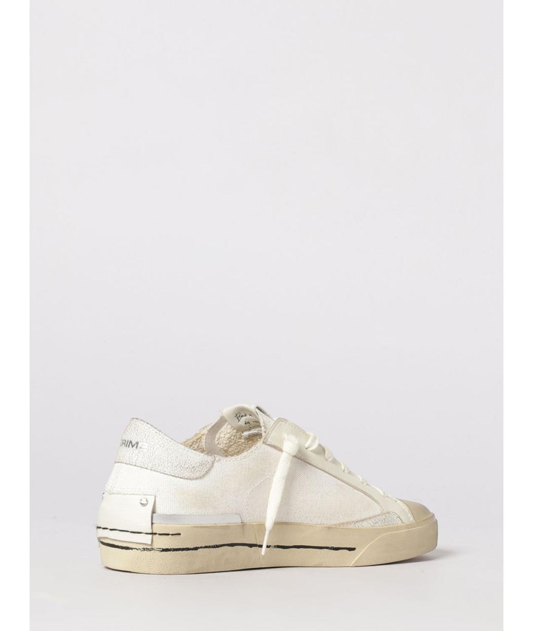 CRIME LONDON Бежевые текстильные низкие кроссовки / кеды, фото 3