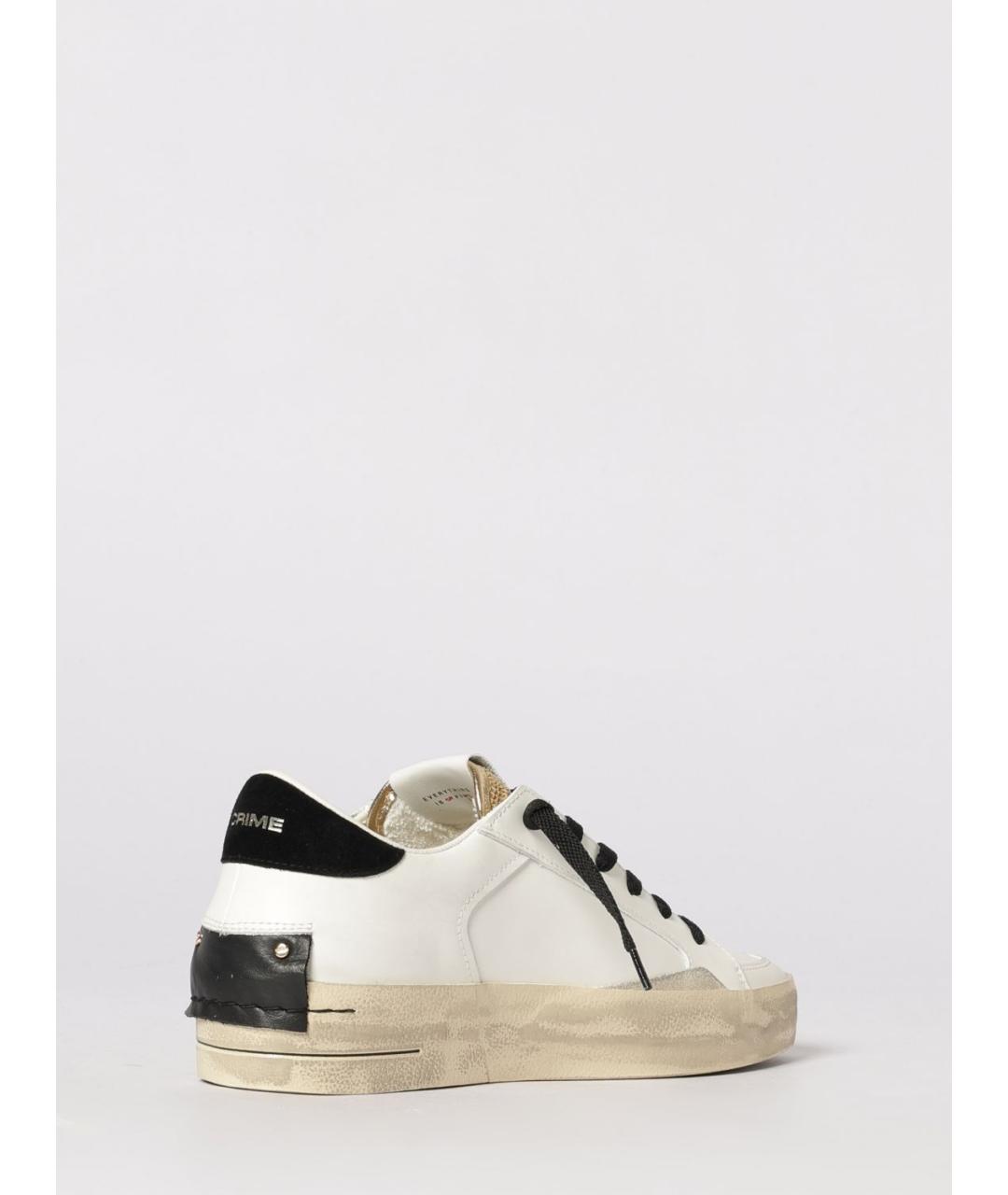 CRIME LONDON Черные кожаные кеды, фото 3