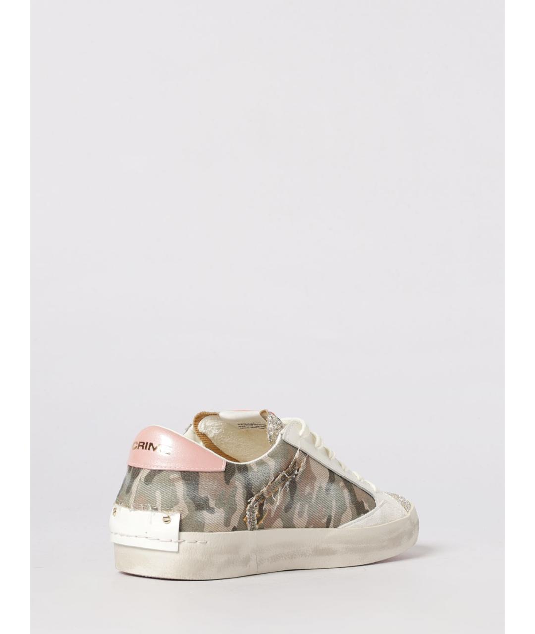 CRIME LONDON Золотые текстильные кеды, фото 3