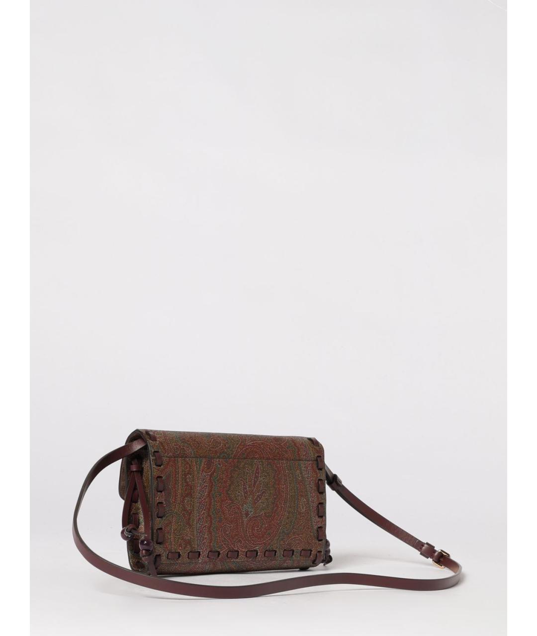 ETRO Коричневая хлопковая сумка через плечо, фото 3