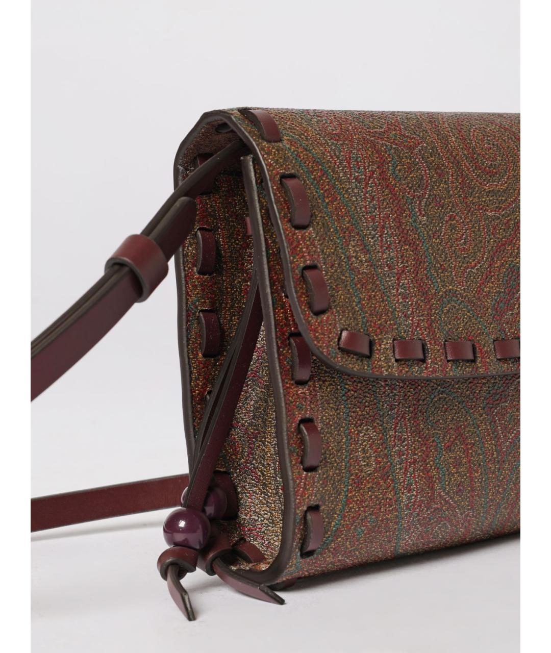 ETRO Коричневая хлопковая сумка через плечо, фото 4