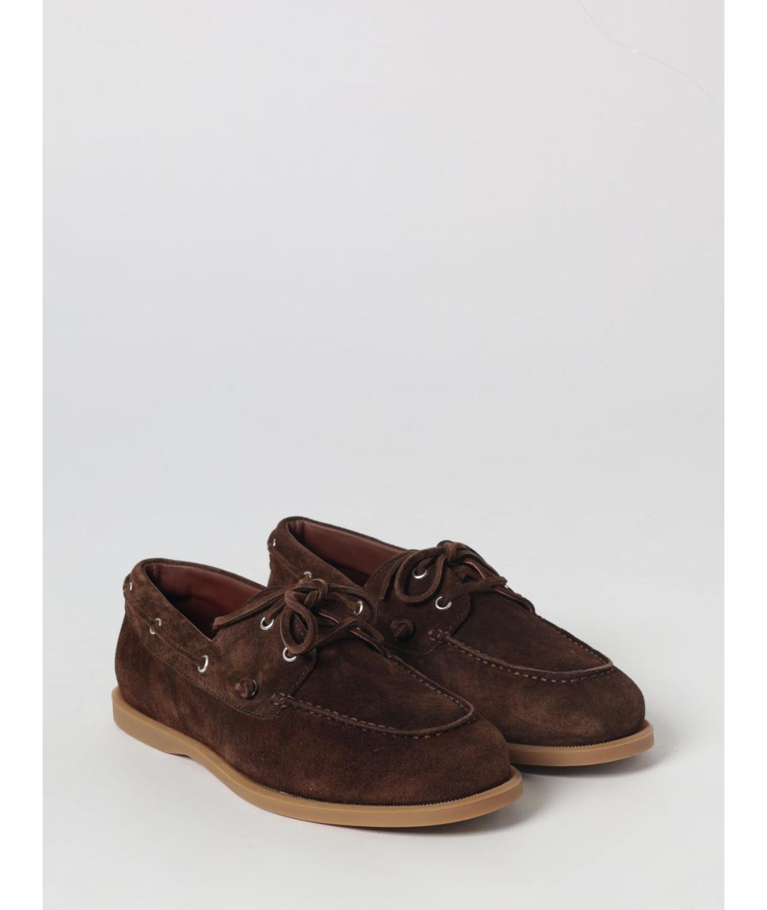 ETRO Коричневые кожаные лоферы, фото 2