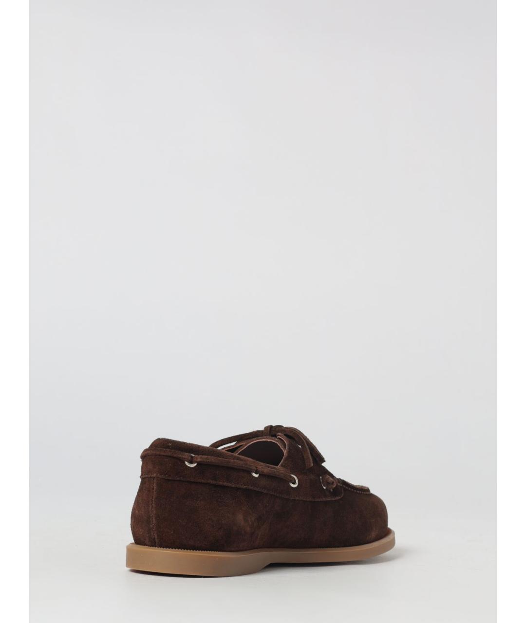 ETRO Коричневые кожаные лоферы, фото 3