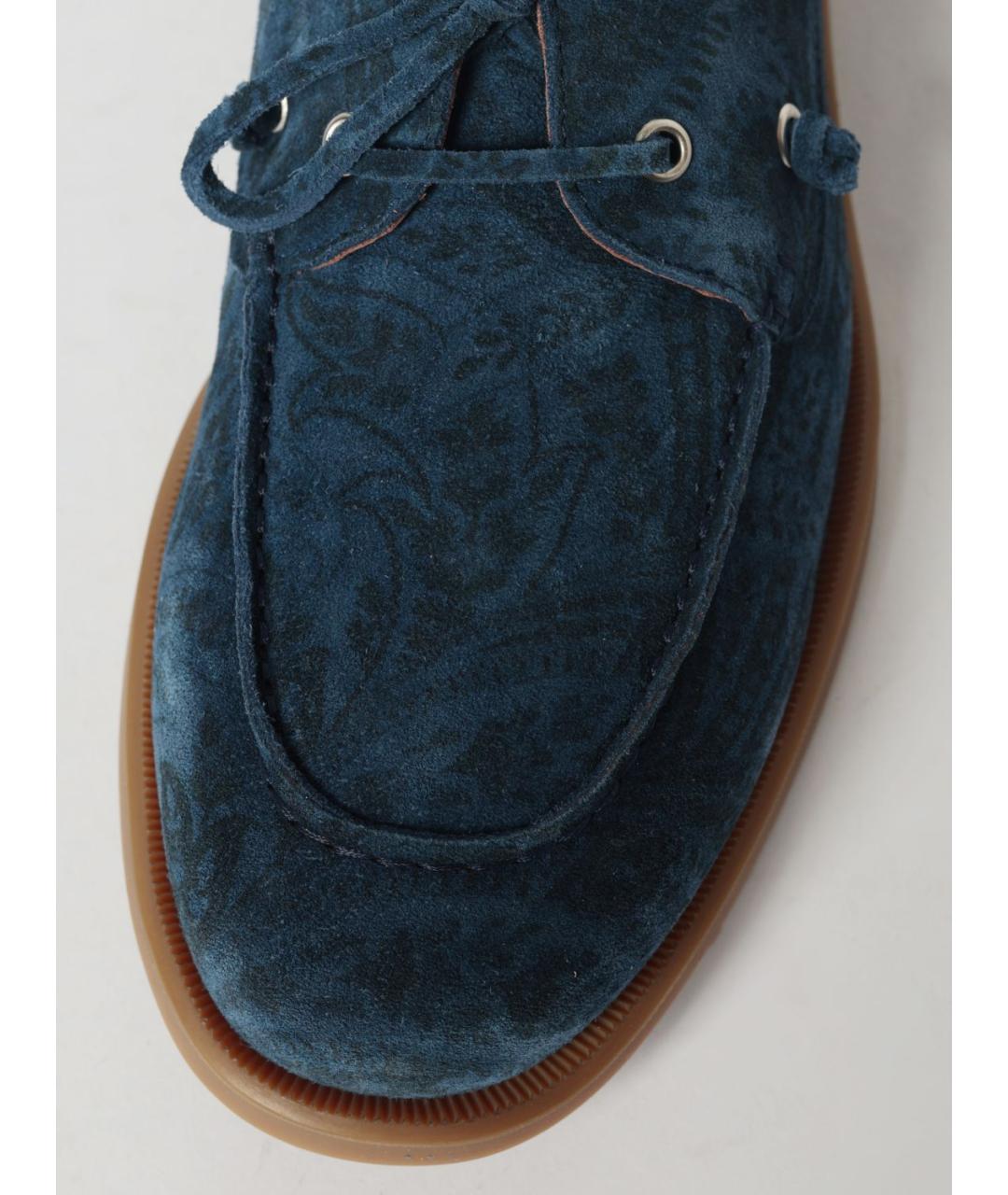 ETRO Синие лоферы, фото 4