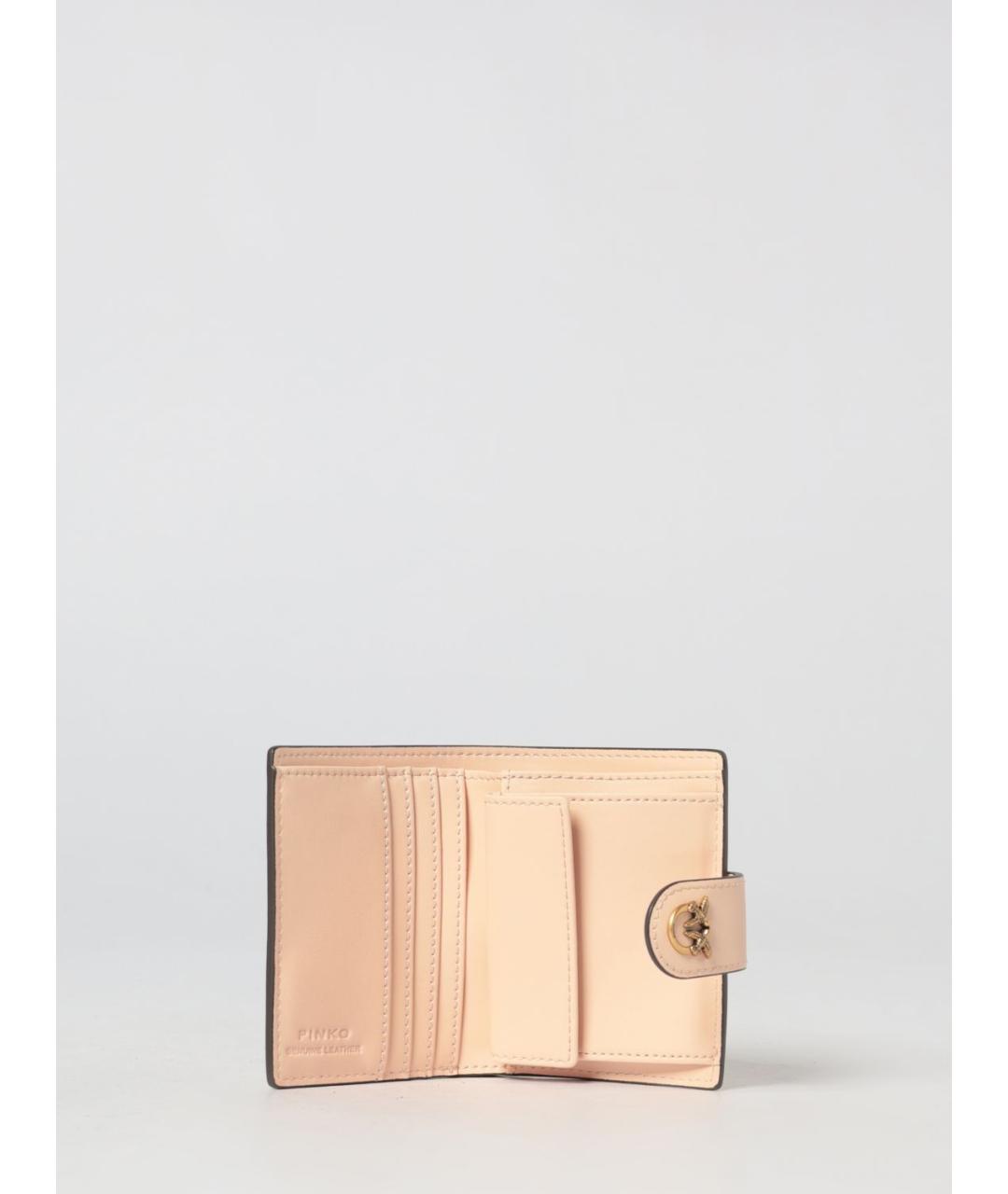 PINKO Розовый кожаный кошелек, фото 2