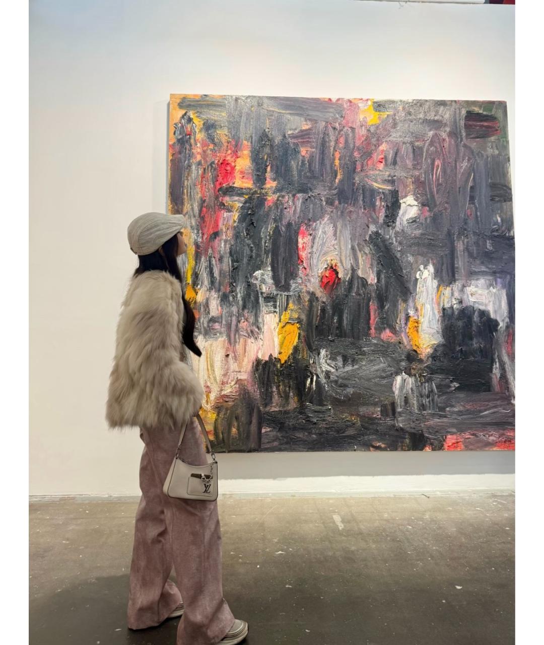 LOUIS VUITTON Белая кожаная сумка через плечо, фото 6