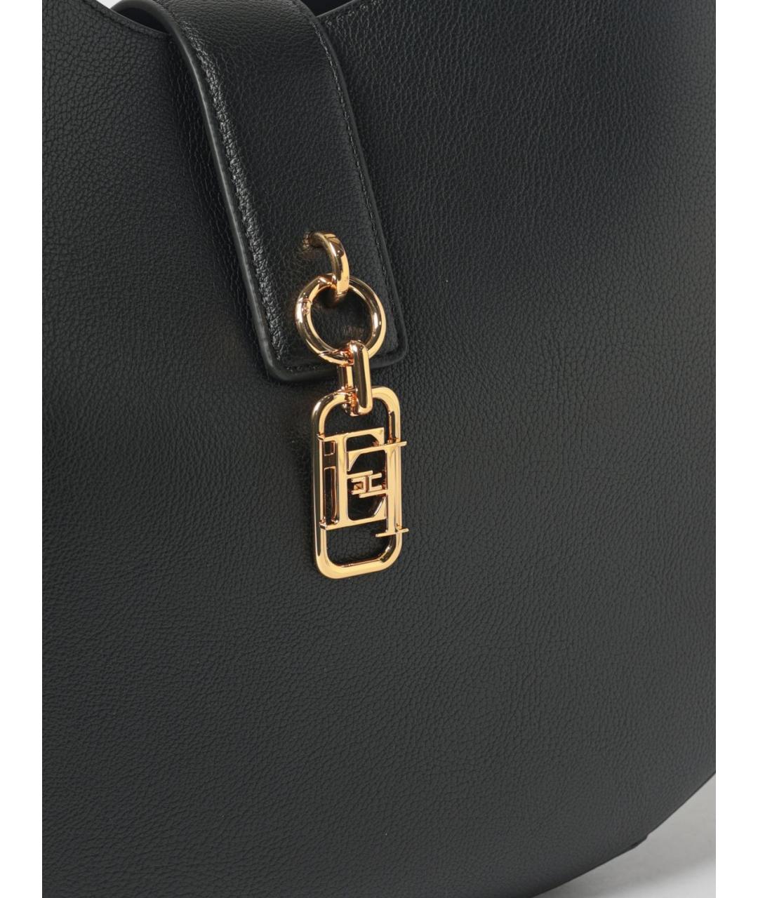 ELISABETTA FRANCHI Черная сумка через плечо, фото 3