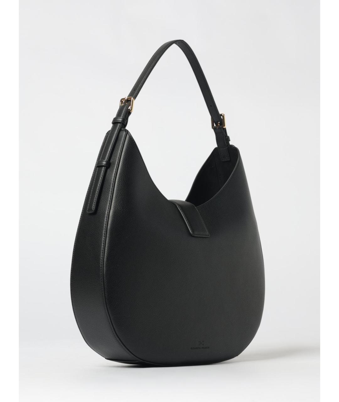 ELISABETTA FRANCHI Черная сумка через плечо, фото 2