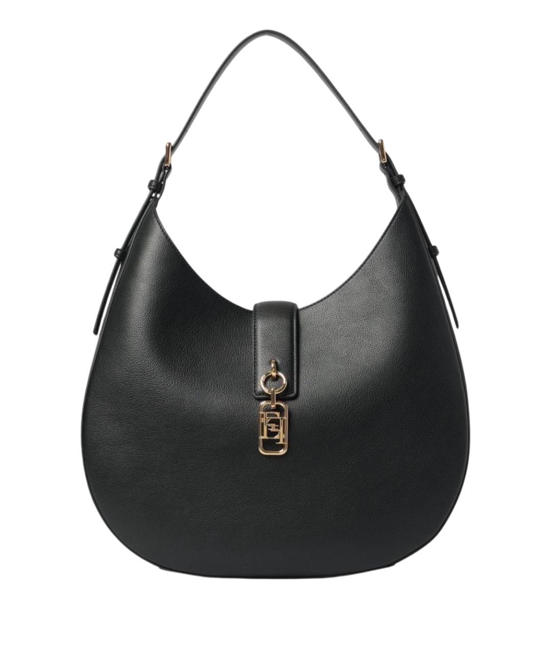 ELISABETTA FRANCHI Черная сумка через плечо, фото 1