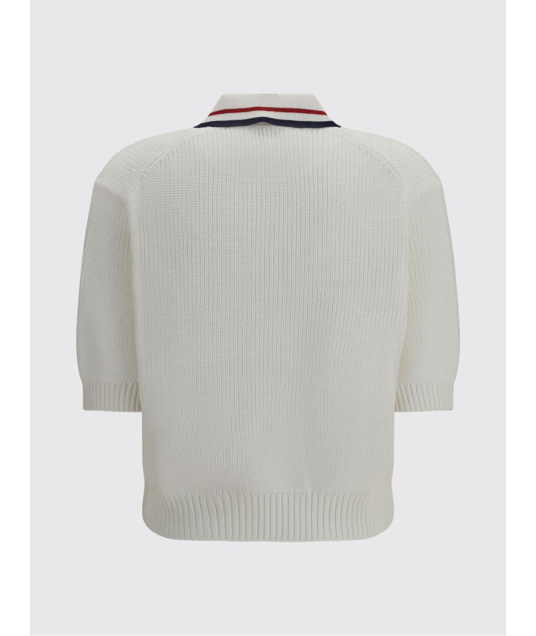 BRUNELLO CUCINELLI Бежевый хлопковый джемпер / свитер, фото 3